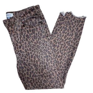 Jolt Leopard Print Skinny Jeans Women's Size 9 Multicolor Animal Print